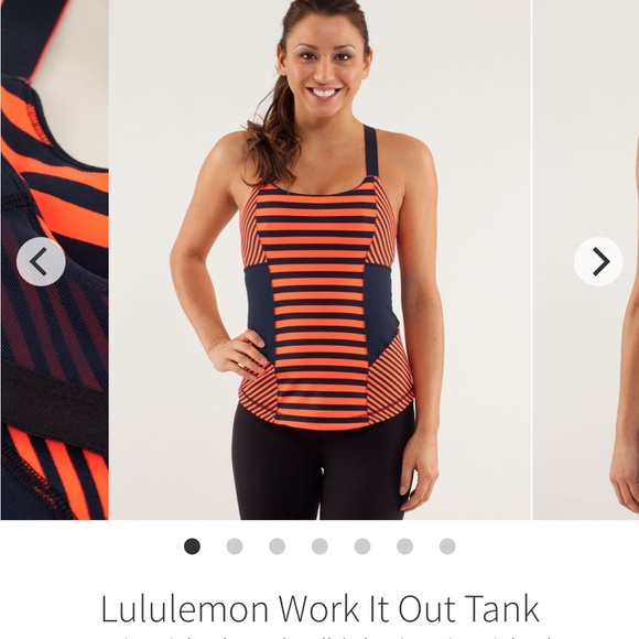 lululemon athletica Tops - Lululemon work it out tank sz 12